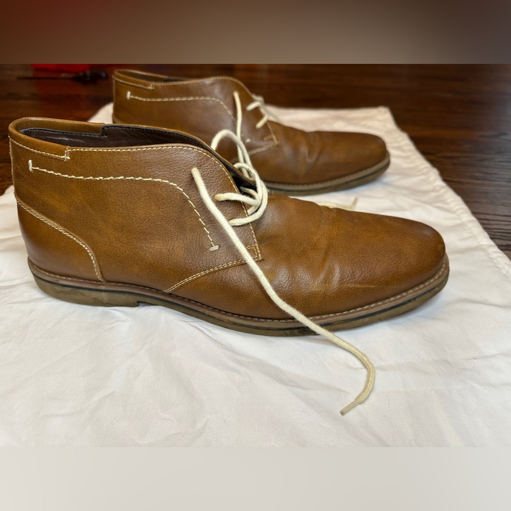 Sonoma Lifestyle Tan Leather Chukka Boots Men’s Size 13